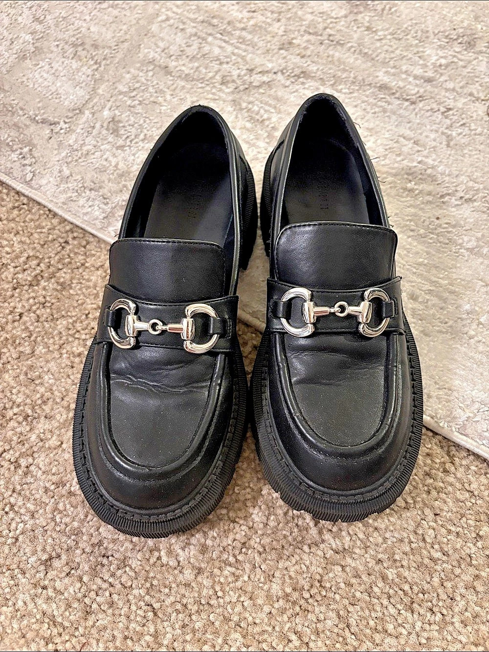 Black Bit Loafers